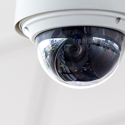 CCTV camera installation for security monitoring in residential and commercial settings.